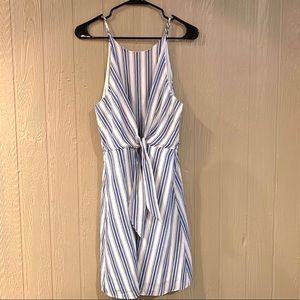 NWT Dry Goods Stripes Knot Sleeveless Dress